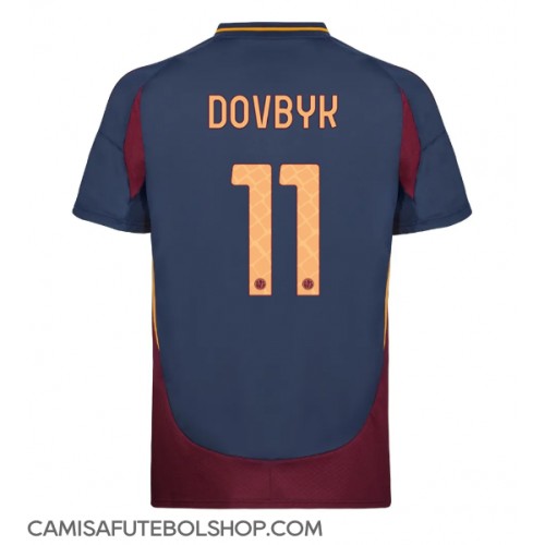 Camisa de time de futebol AS Roma Artem Dovbyk #11 Replicas 3º Equipamento 2024-25 Manga Curta